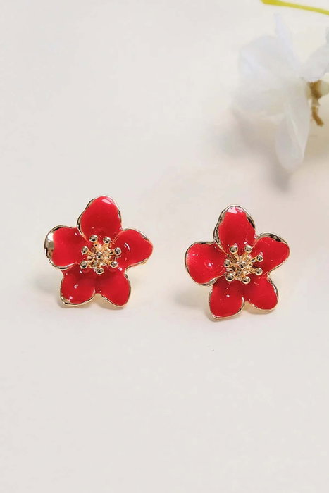 Heliophilia Silver Pendientes de Piedra Zirconia Roja Heliophilia Silver Pendientes de Piedra Zirconia Roja